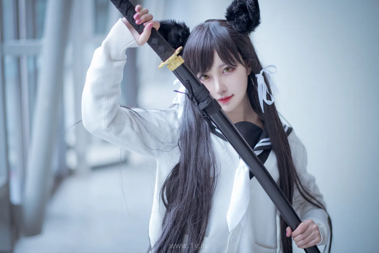 Coser@Shika小鹿鹿 NO.005 Attractive Chinese Peri 爱宕制服